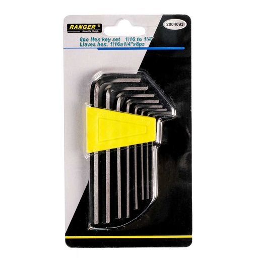 [2004093 MP 21850 TR] JUEGO LLAVE BRISTOL PULGADAS RANGER