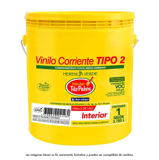 [1010] VINILO TITO PABON TIPO 2 GALON