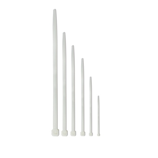 [1010] AMARRE PLASTICO 20 CMS BLANCO 100UND